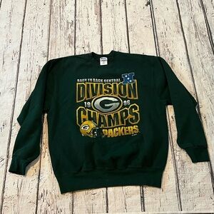 Vintage Green Bay Packers 1996 NFL Football Super Bowl Sweatshirt